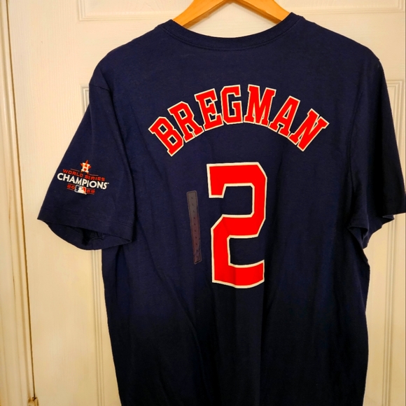 Houston Astros Bregman 2022 World Series Champions Nike Men's Large T-shirt NWT - Picture 2 of 4
